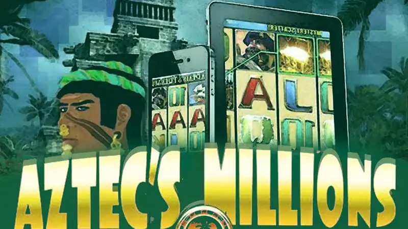 Progressive jackpot Aztec's Millions Banner